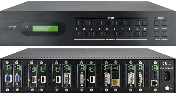 FMX12 ::: เครื่องสลับสัญญาณภาพ แบบเลือกจำนวนช่องเข้าออกเองได้ ::: Flexible Matrix Switcher