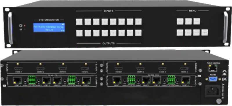 MMX88-N  :::  เครื่องสลับสัญญาณแบบ Modular Matrix เข้า 8 ออก 8