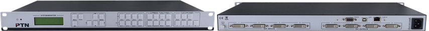 MV4 :: เครื่องควบคุมการแสดงผลบนวิดีโอวอลล์แบบ 4x4 DVI