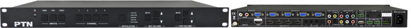 เครื่องเลือกสัญญาณภาพหลายชนิด 12 ช่องเข้า ออก 1 HDMI และ 1 VGA
