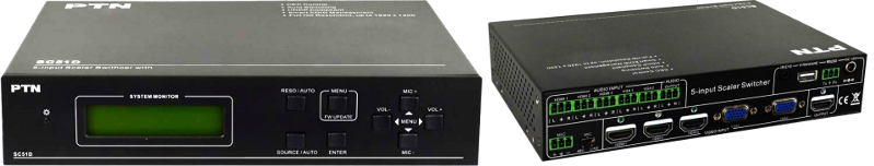 เครื่องเลือกสัญญาณภาพหลายชนิด 5 ช่องเข้า ออก 1 HDMI