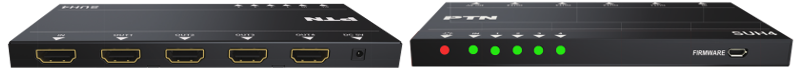 PTN  :::  HDMI & HDBaseT  :::  Splitter  :::  SUH4  :::  เครื่องกระจายสลับสัญญาณ HDMI เข้า 1 ออก 4 รองรับสัญญาณ 4K