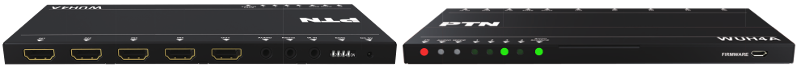 PTN  :::  Switcher  ::: WUH4A  ::: เครื่องเลือกสัญญาณ HDMI 4x1