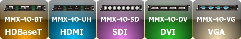 การ์ดสัญญาณออก สำหรับเครื่อง Modular Matrix Switcher