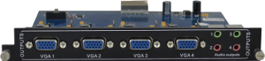 MMX-4O-VG การ์ดส่งออกสัญญาณ VGA พร้อมสัญญาณเสียงอนาล็อก
