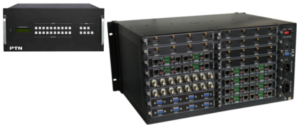 MMX3232 เครื่องสลับสัญญาณภาพเข้าออกหลายชนิด สูงสุด 32 ช่องเข้า 32 ช่องออก รองรับการ์ดสัญญาณได้หลวกหลายชนิด (8 การ์ดเข้า และ 8 การ์ดออก)