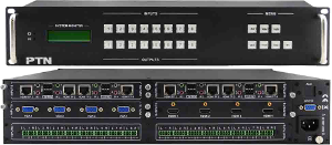 MMX88A เครื่องสลับสัญญาณภาพเข้าออกหลายชนิด สูงสุด 8 ช่องเข้า 8 ช่องออก รองรับการ์ดสัญญาณได้หลวกหลายชนิด (2 การ์ดเข้า และ 2 การ์ดออก) พร้อมช่องสลับสัญญาณเสียงอนาล็อก 8 ช่องเข้า 8 ช่องออก